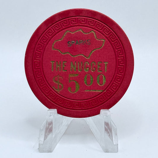 Sparks Nugget Sparks Nevada 1950s $5 Casino Chip V5137