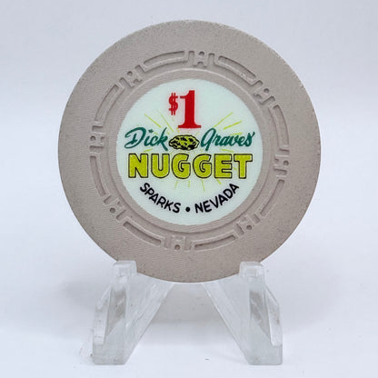 Dick Graves' Nugget Sparks Nevada 1960 LE $1 Casino Chip N4129