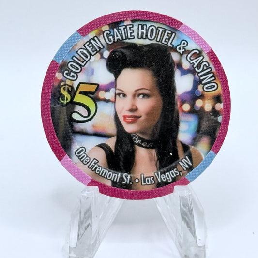 Golden Gate Las Vegas Nevada 2012 Series 5 LE $5 Casino Chip D0690