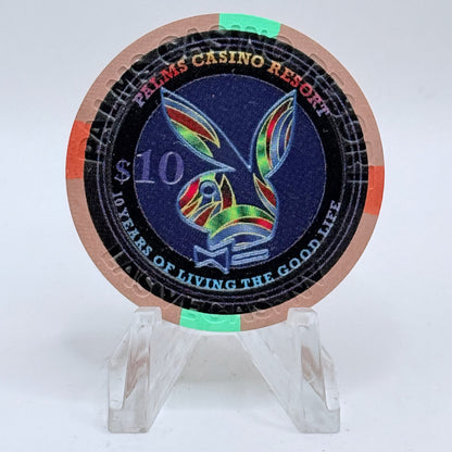 Palms Casino Resort Las Vegas Nevada 2011 '10th Anniversary' LE $10 Casino Chip
