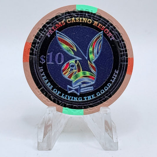 Palms Casino Resort Las Vegas Nevada 2011 '10th Anniversary' LE $10 Casino Chip