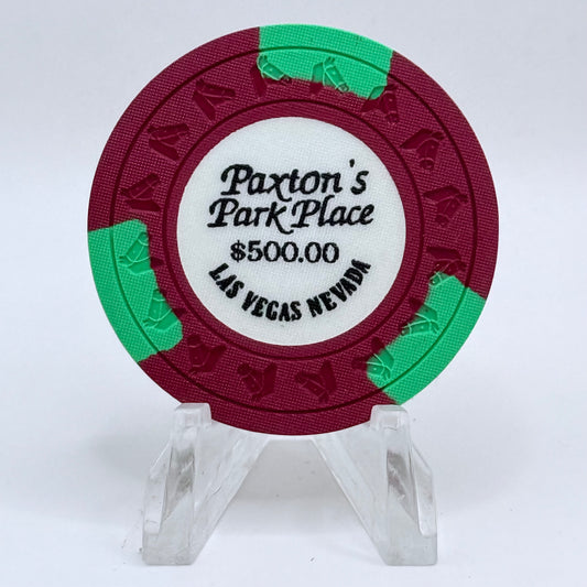 Paxton's Park Place Las Vegas Nevada $500 Casino Chip