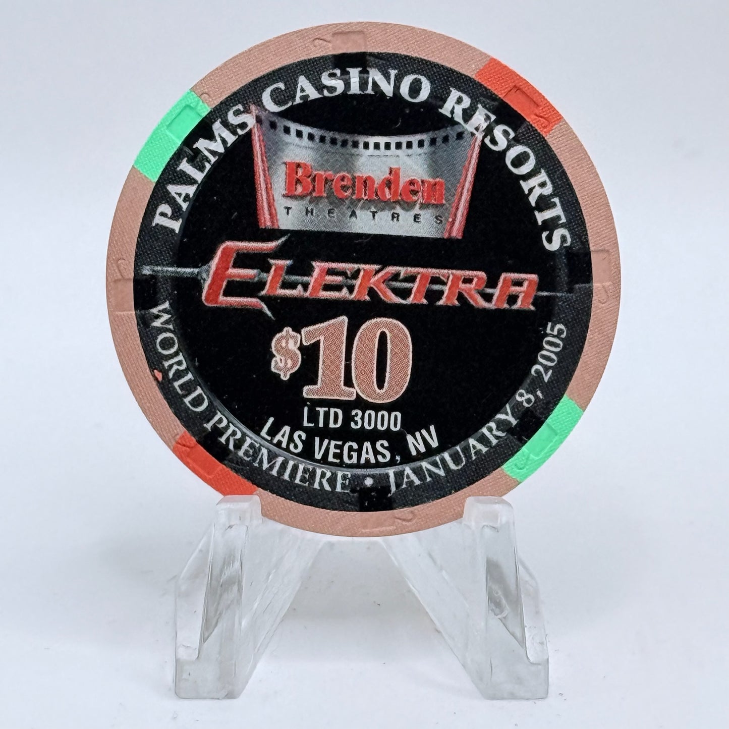 Palms Casino Resort Las Vegas Nevada 2005 LE $10 Casino Chip E4139