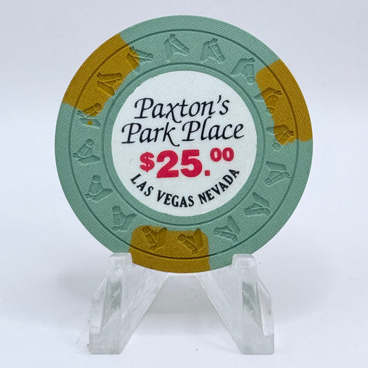 Paxton's Park Place Las Vegas Nevada 1980 $25 Casino Chip E2105