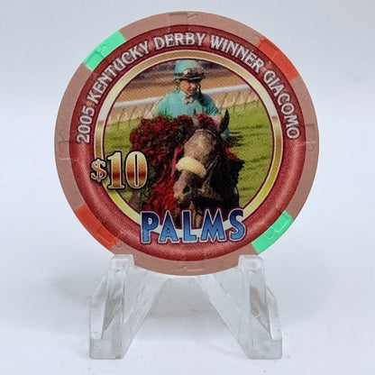 Palms Casino Resort Las Vegas Nevada 2006 'Kentucky Derby' LE $10 Casino Chip E5258