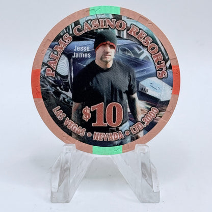 Palms Casino Resort Las Vegas Nevada 2005 'Jesse James' LE $10 Casino Chip E6273