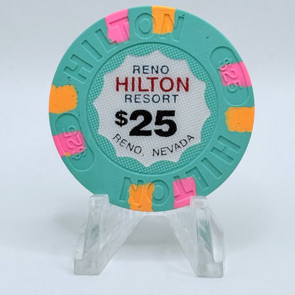Hilton Resort Reno Nevada 1992 $25 Casino Chip N4642