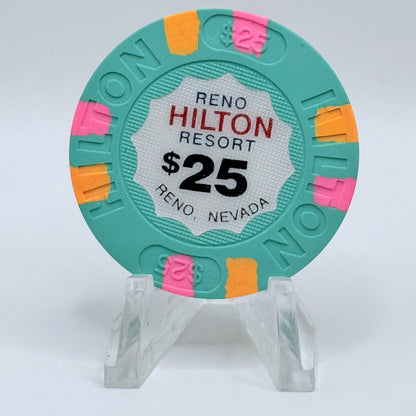 Hilton Resort Reno Nevada 1992 $25 Casino Chip N4642