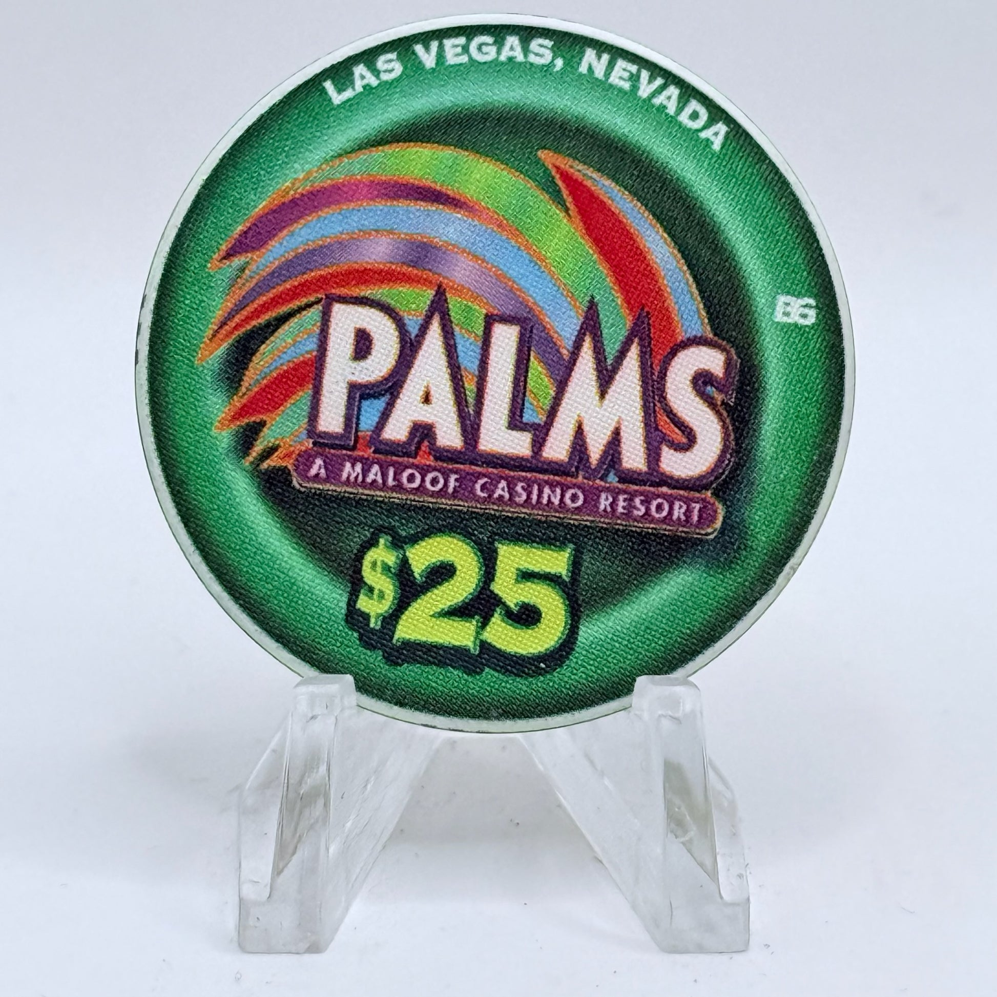 Palms Casino Resort Las Vegas Nevada 2002 '1st Anniversary' LE $25 Casino Chip E1987