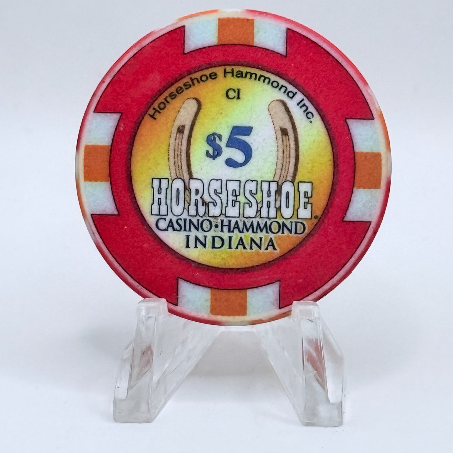 Horseshoe Casino Hammond Indiana $5 Casino Chip