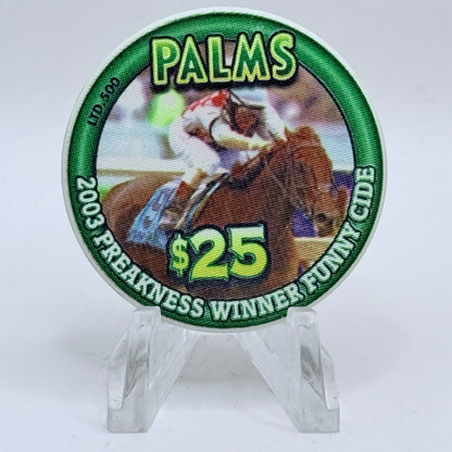Palms Casino Resort Las Vegas Nevada 2003 'Preakness' LE $25 Casino Chip E1989