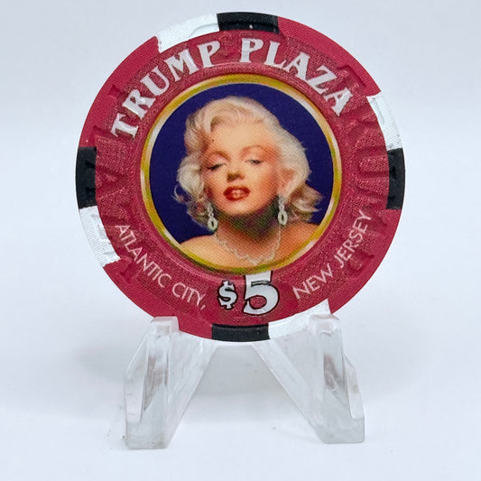 Trump Plaza Atlantic City New Jersey 2003 'Diamond Cinema' LE $5 Casino Chip