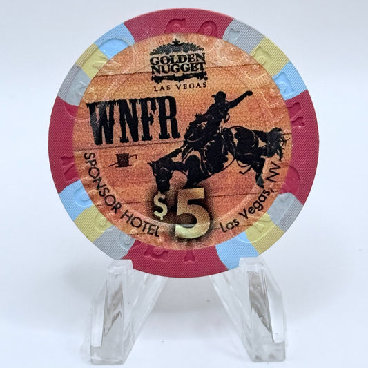 Golden Nugget Las Vegas Nevada 2015 'WNFR' LE $5 Casino Chip D2072