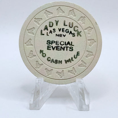 Lady Luck Las Vegas Nevada 1980s NCV Casino Chip N4358