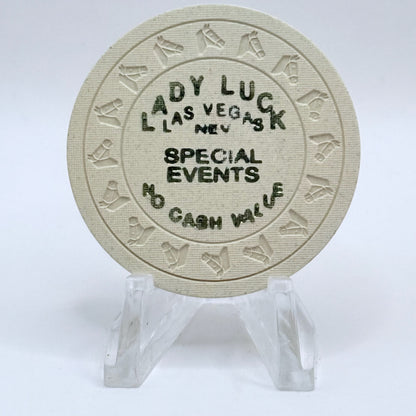 Lady Luck Las Vegas Nevada 1980s NCV Casino Chip N4358