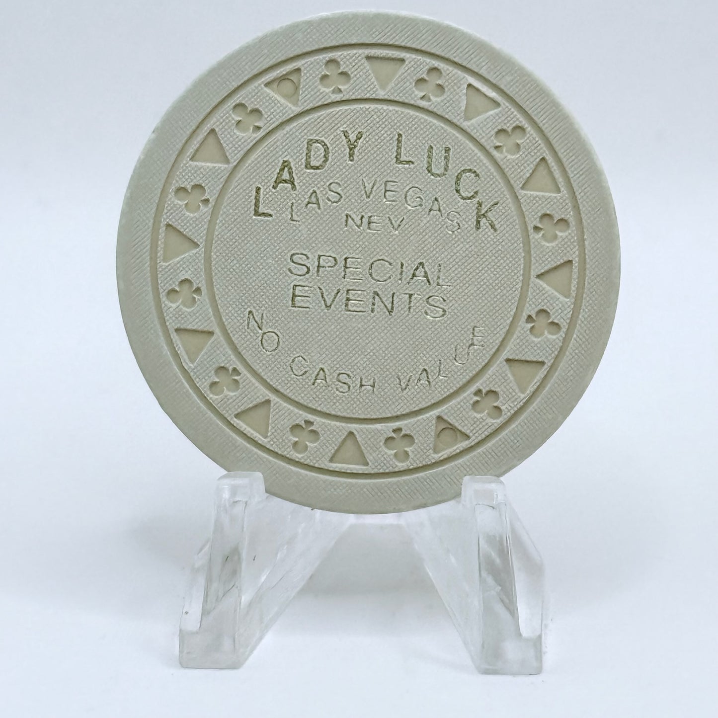 Lady Luck Las Vegas Nevada 1990s NCV Casino Chip N7791