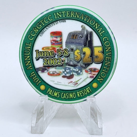 Palms Casino Resort Las Vegas Nevada '10th Annual CCGTTC' LE $25 Casino Chip E2012