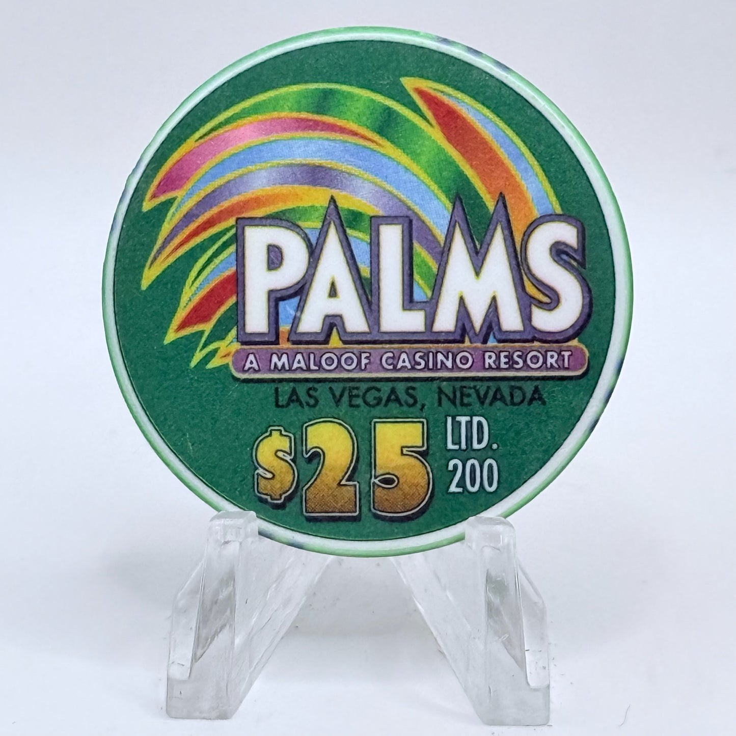 Palms Casino Resort Las Vegas Nevada '10th Annual CCGTTC' LE $25 Casino Chip E2012