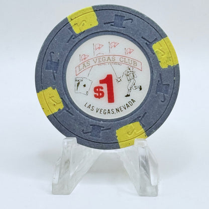 Las Vegas Club Las Vegas Nevada 1980s Series 11 $1 Casino Chip N2397