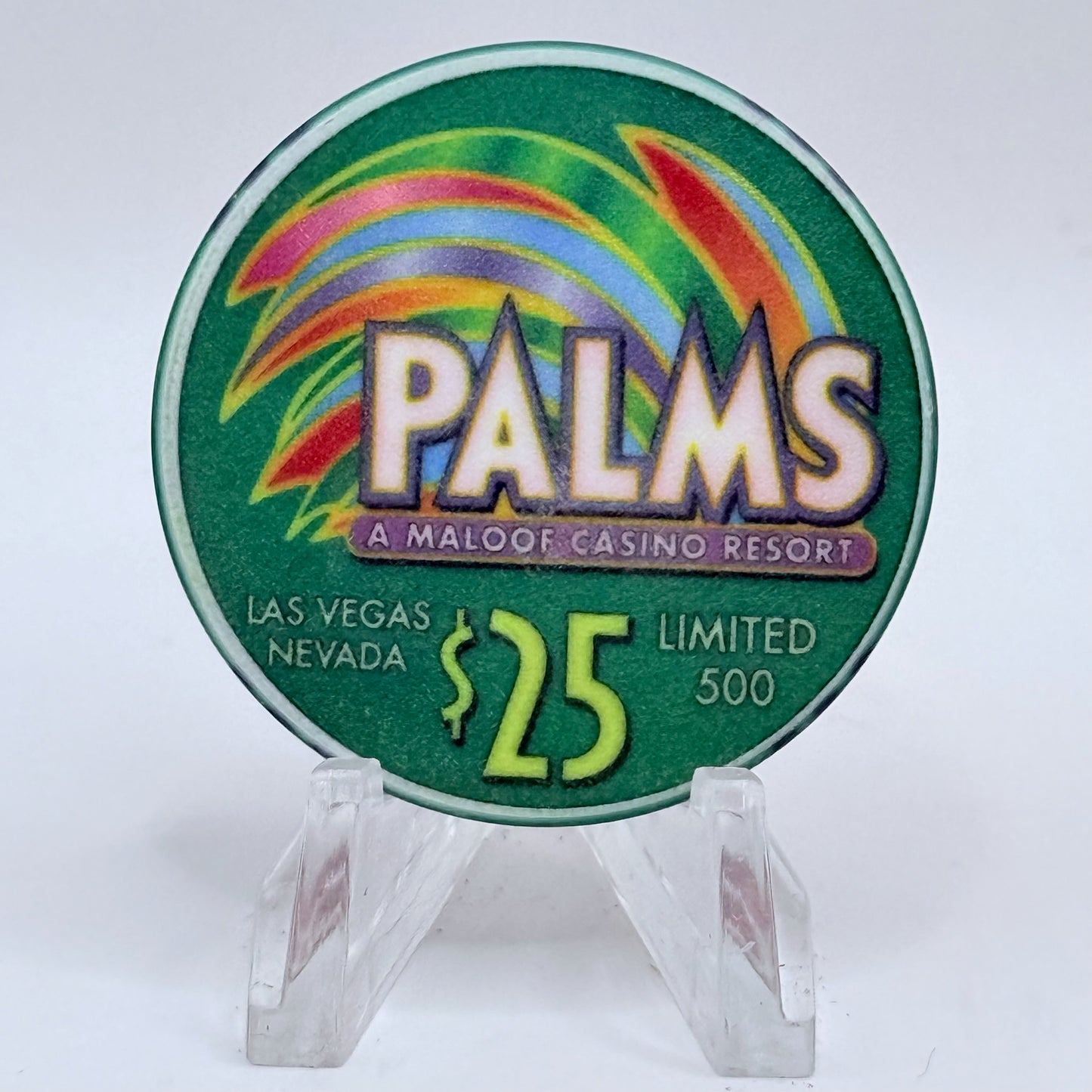 Palms Casino Resort Las Vegas Nevada 2002 'Pink' LE $25 Casino Chip E2021