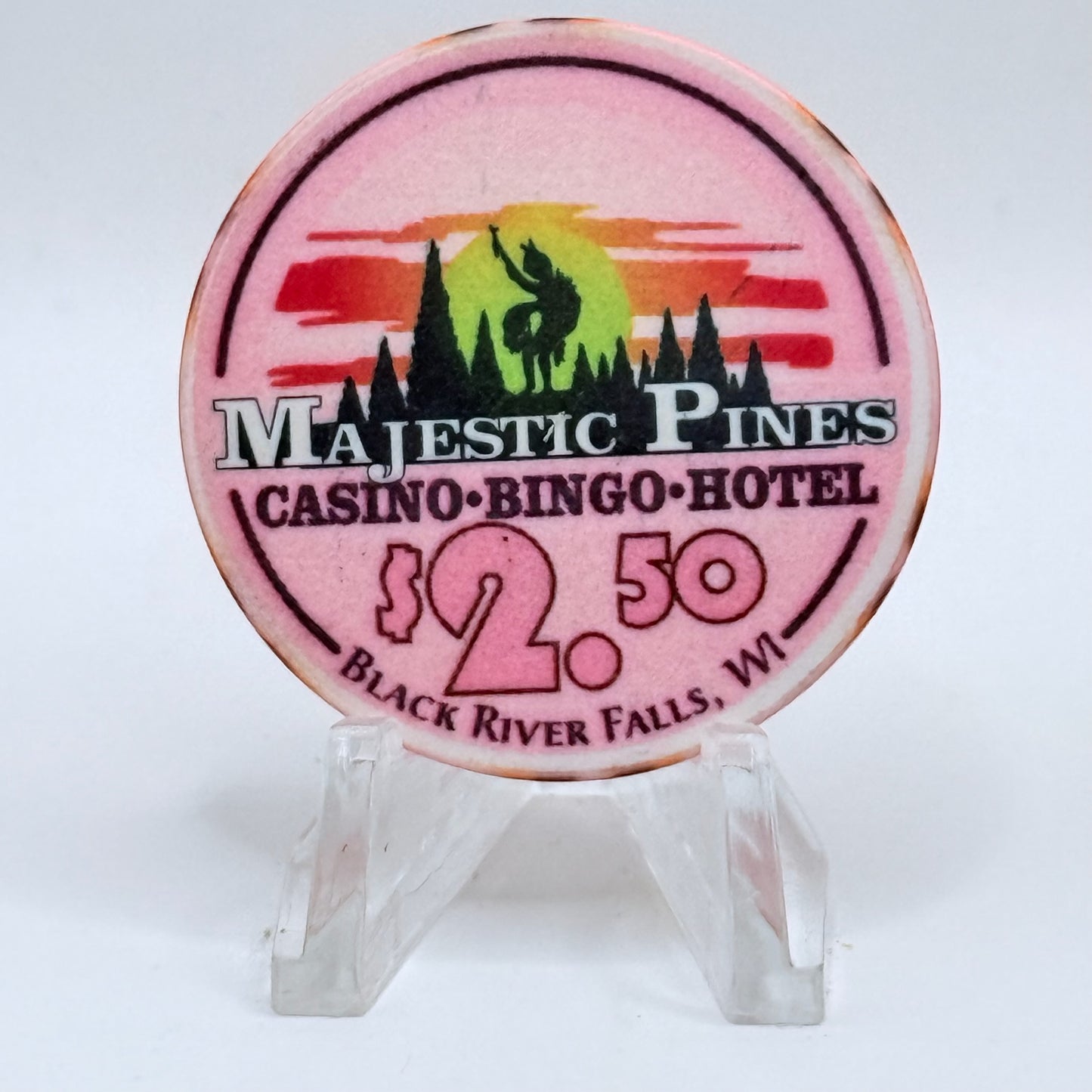 Majestic Pines $2.50 Casino Chip