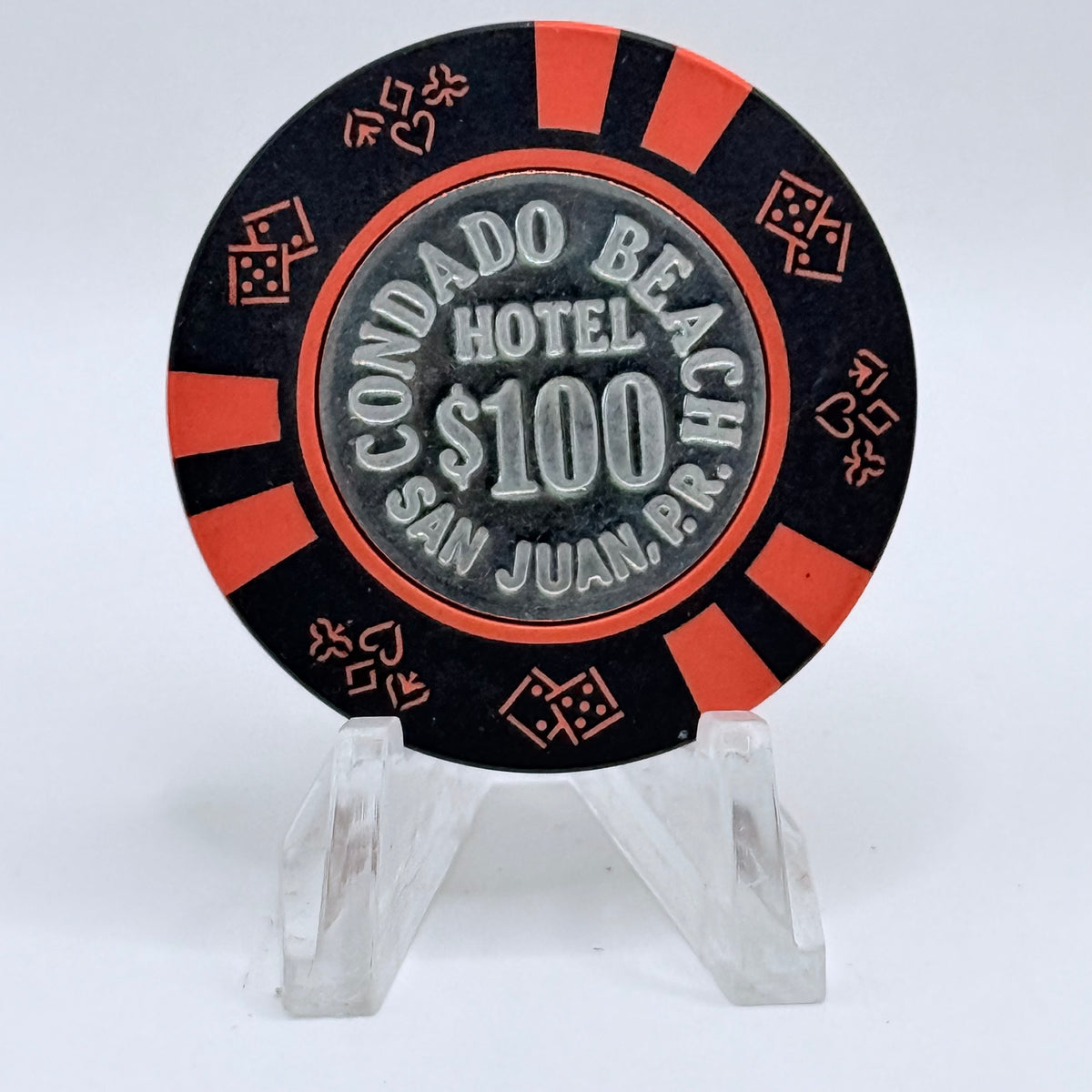 Condado Beach San Juan Puerto Rico Series 5 $100 Casino Chip