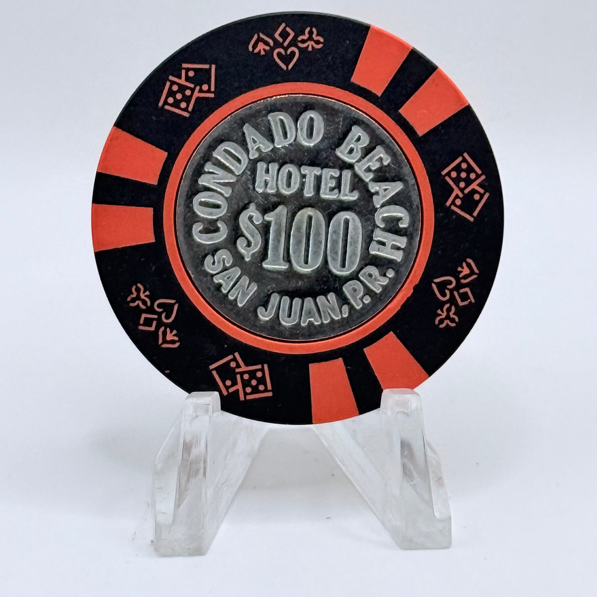 Condado Beach San Juan Puerto Rico Series 5 $100 Casino Chip