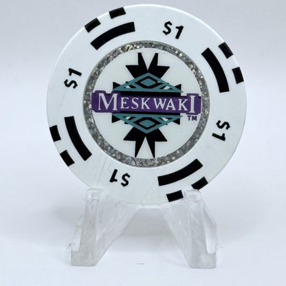 Meskwaki Bingo/Casino Tama Iowa 1999 $1 Casino Chip