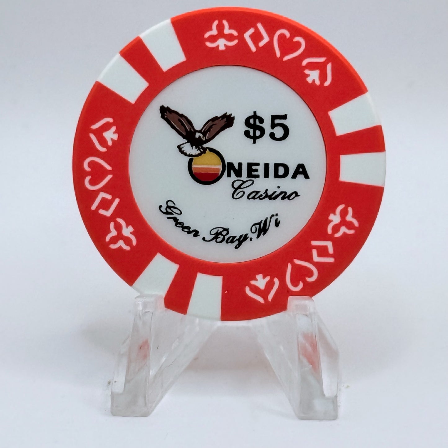 Oneida Casino & Hotel Green Bay Wisconsin $5 Casino Chip