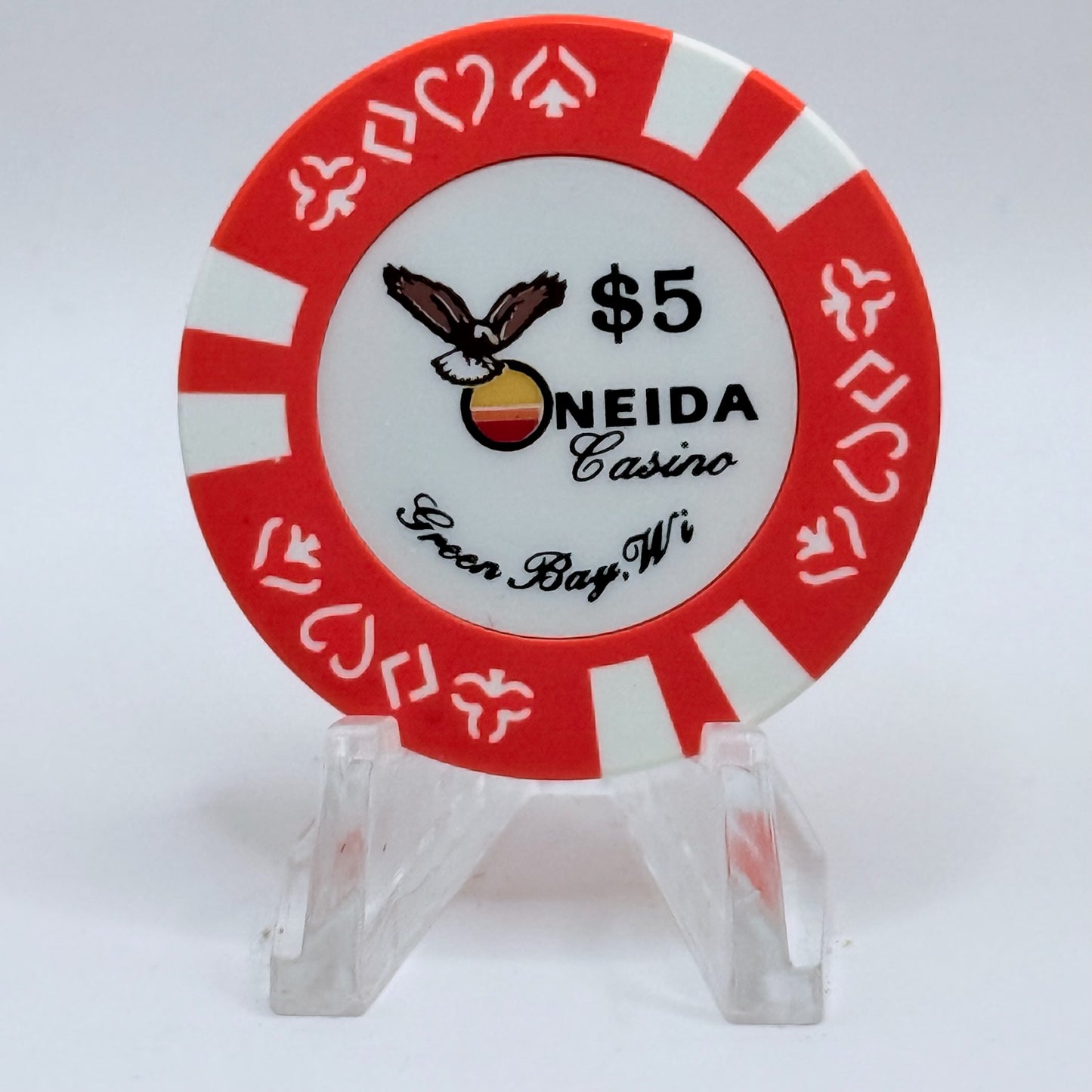 Oneida Casino & Hotel Green Bay Wisconsin $5 Casino Chip