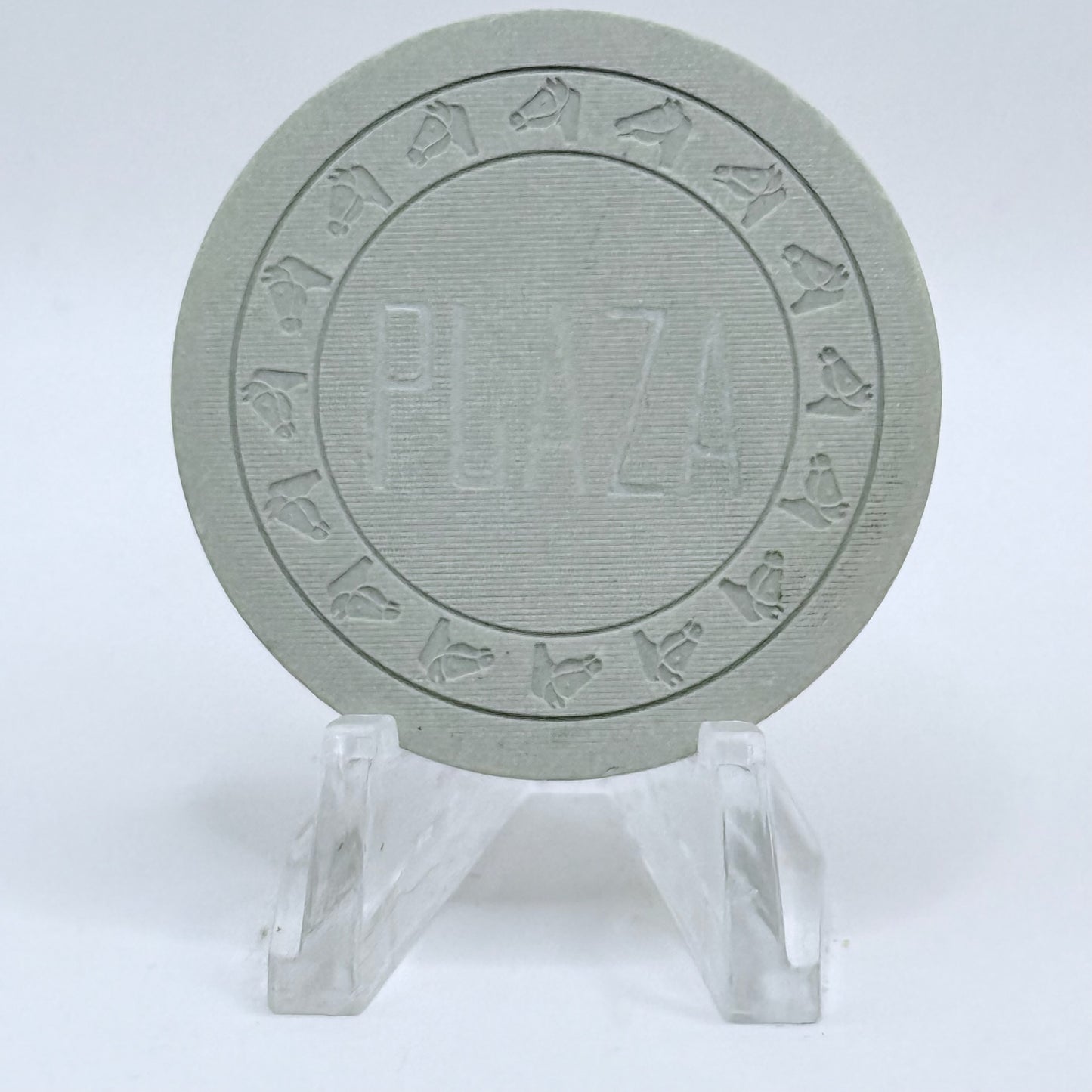 Plaza Hotel Card Room Healdsburg California $0.10 Casino Chip