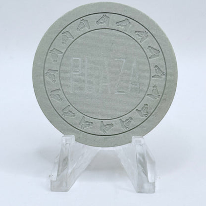 Plaza Hotel Card Room Healdsburg California $0.10 Casino Chip