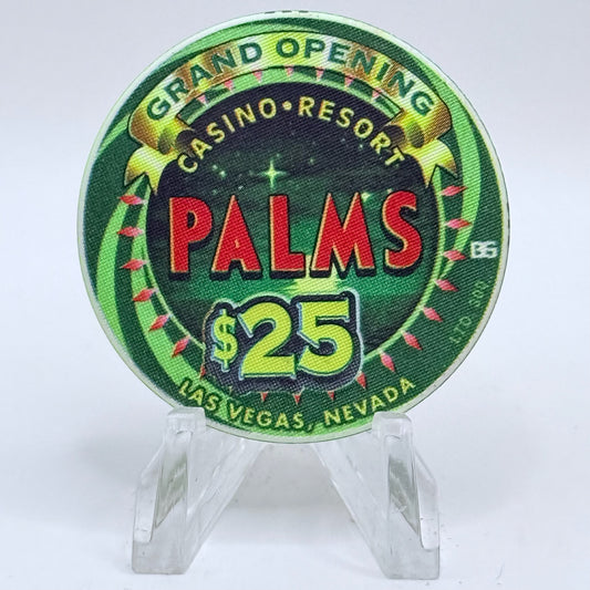 Palms Casino Resort Las Vegas Nevada 2001 'Grand Opening' LE $25 Casino Chip V9456