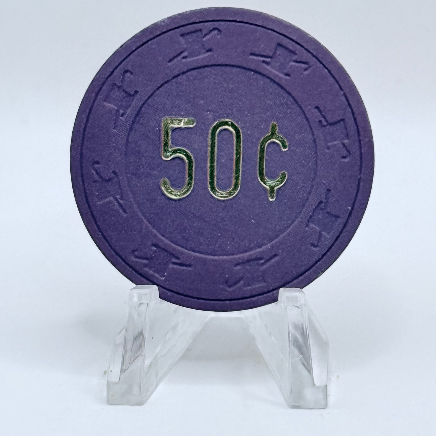 Regency Casino Laughlin Nevada 1979 $0.50 Casino Chip N3429