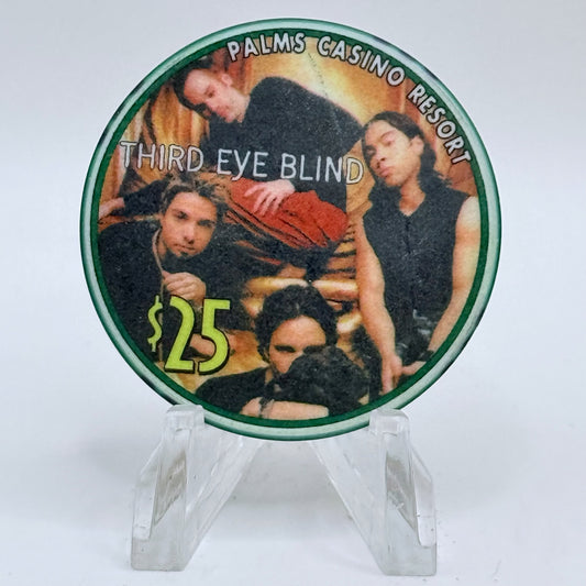 Palms Casino Resort Las Vegas Nevada 2002 'Third Eye Blind' LE $25 Casino Chip V9458