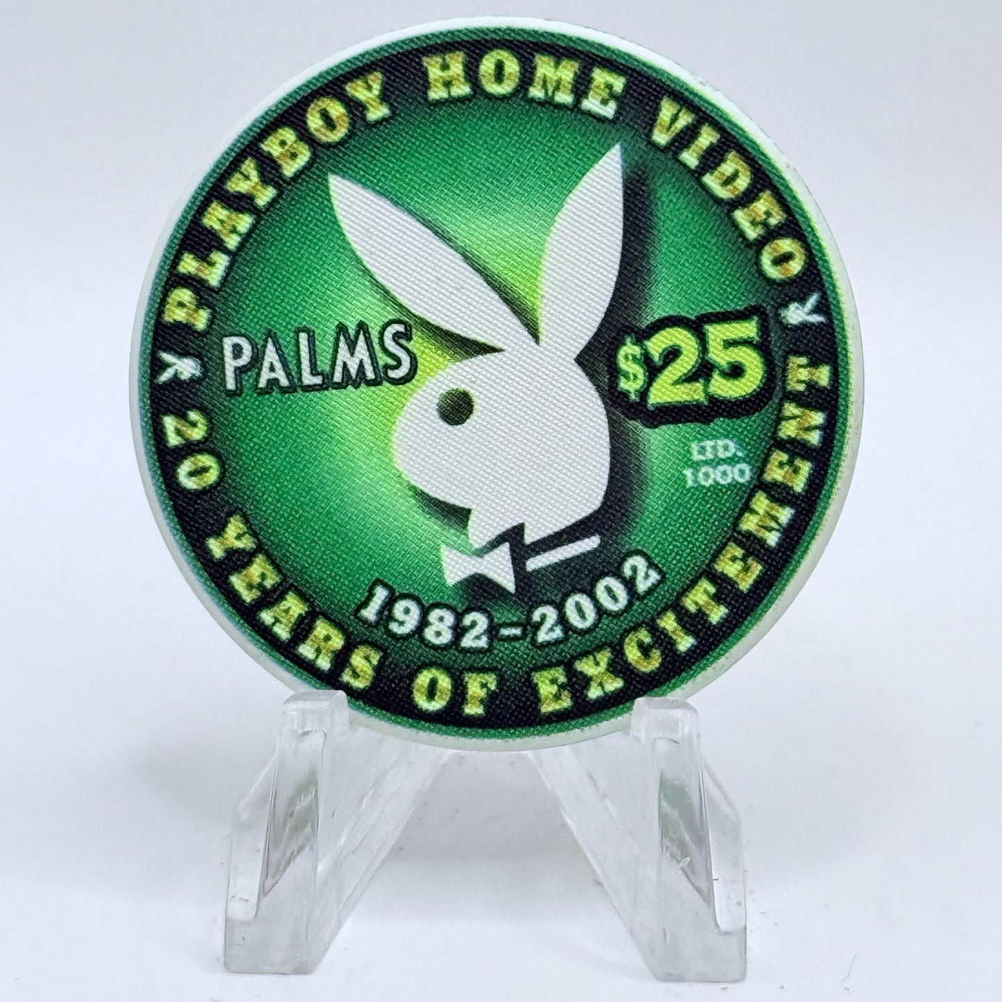 Palms Casino Resort Las Vegas Nevada 2002 'Playboy' Series 38 LE $25 Casino Chip E2004