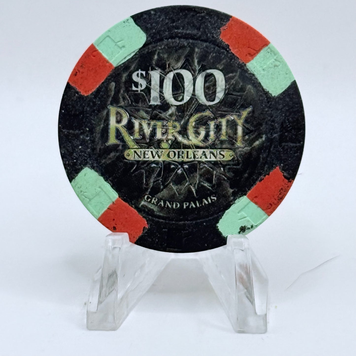 River City Grand Palais New Orleans Louisiana Series 4 $100 Casino Chip