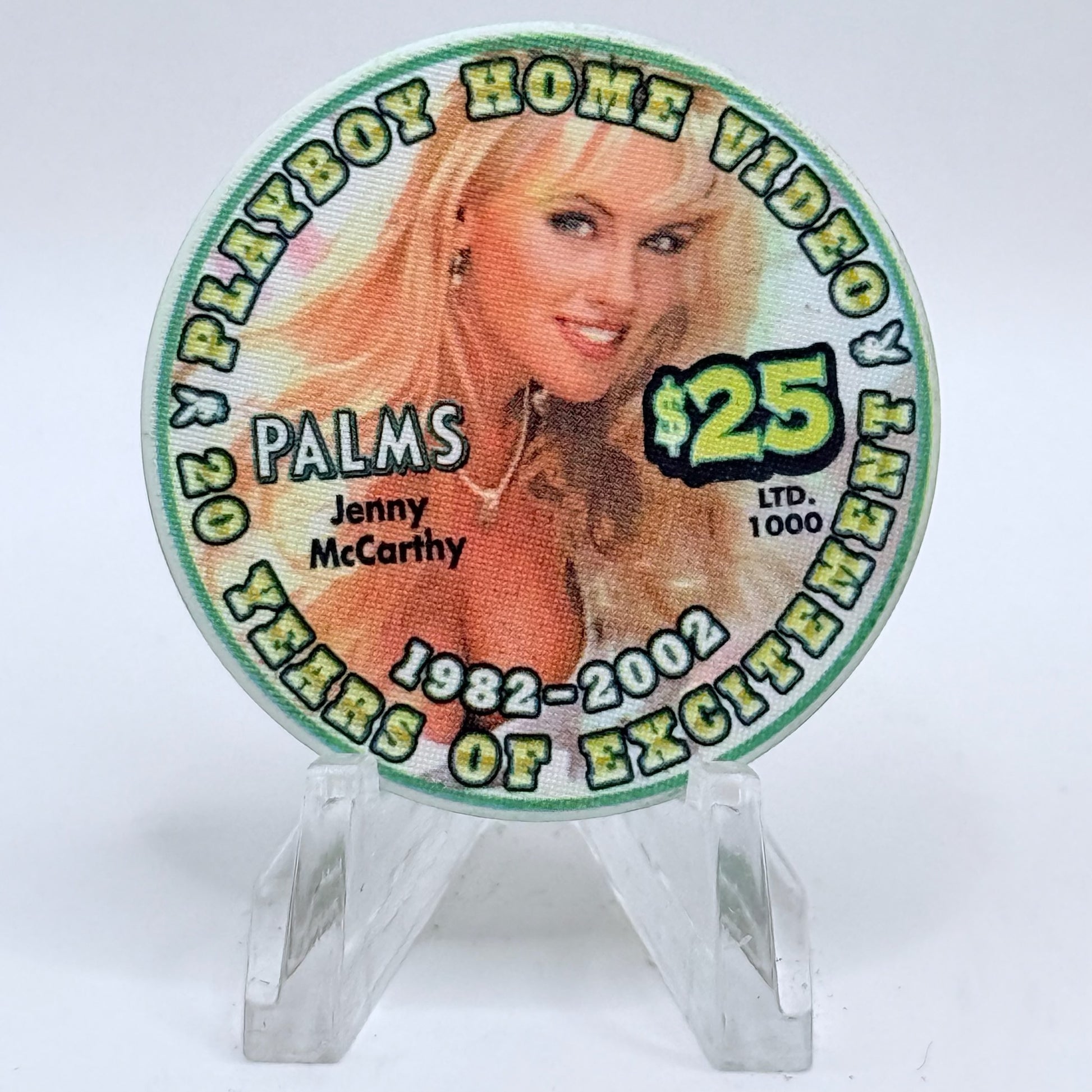 Palms Casino Resort Las Vegas Nevada 2002 'Jenny McCarthy' Series 38 LE $25 Casino Chip E2006
