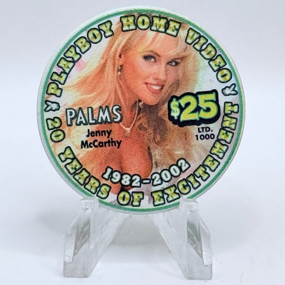 Palms Casino Resort Las Vegas Nevada 2002 'Jenny McCarthy' Series 38 LE $25 Casino Chip E2006