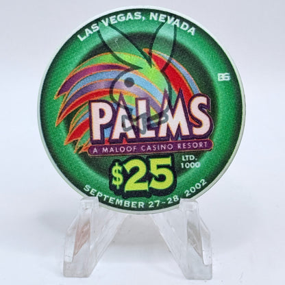 Palms Casino Resort Las Vegas Nevada 2002 'Jenny McCarthy' Series 38 LE $25 Casino Chip E2006