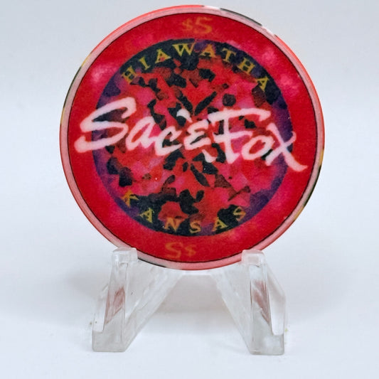 Sac & Fox Powhattan Kansas $5 Casino Chip