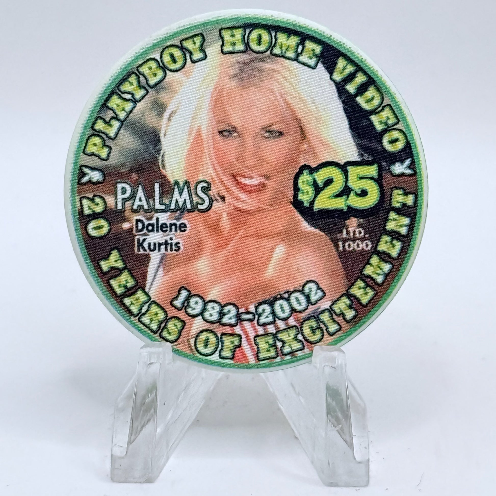 Palms Casino Resort Las Vegas Nevada 2002 'Dalene Kurtis' Series 38 LE $25 Casino Chip E2005