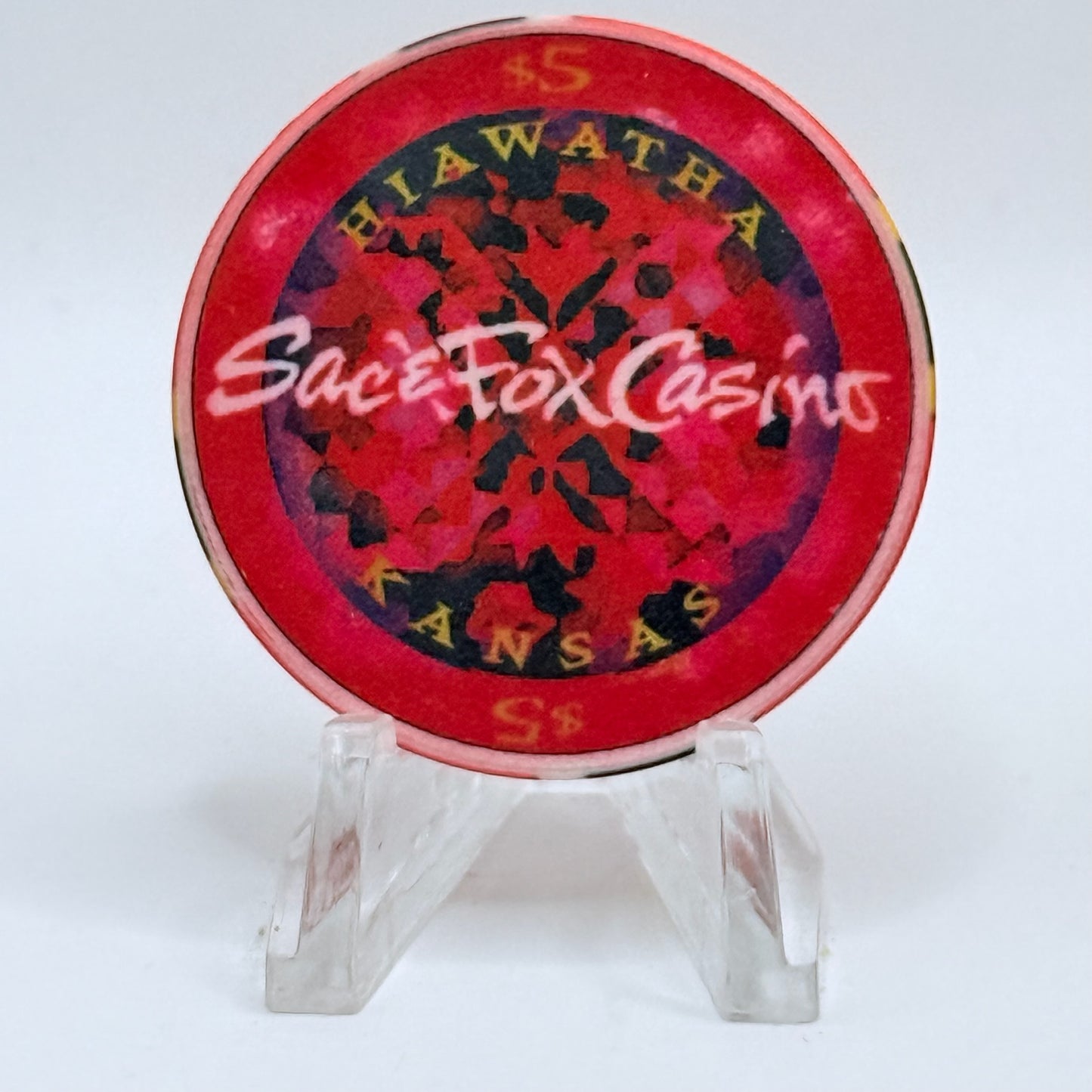 Sac & Fox Powhattan Kansas $5 Casino Chip