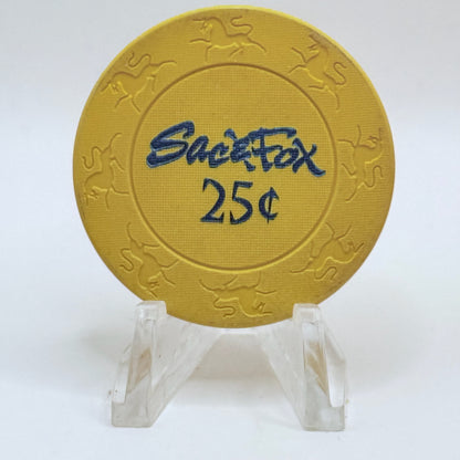 Sac & Fox Powhattan Kansas $0.25 Casino Chip