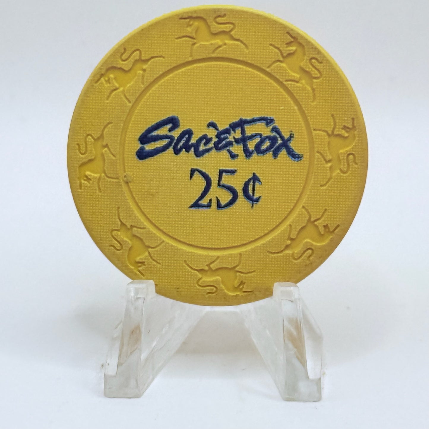 Sac & Fox Powhattan Kansas $0.25 Casino Chip