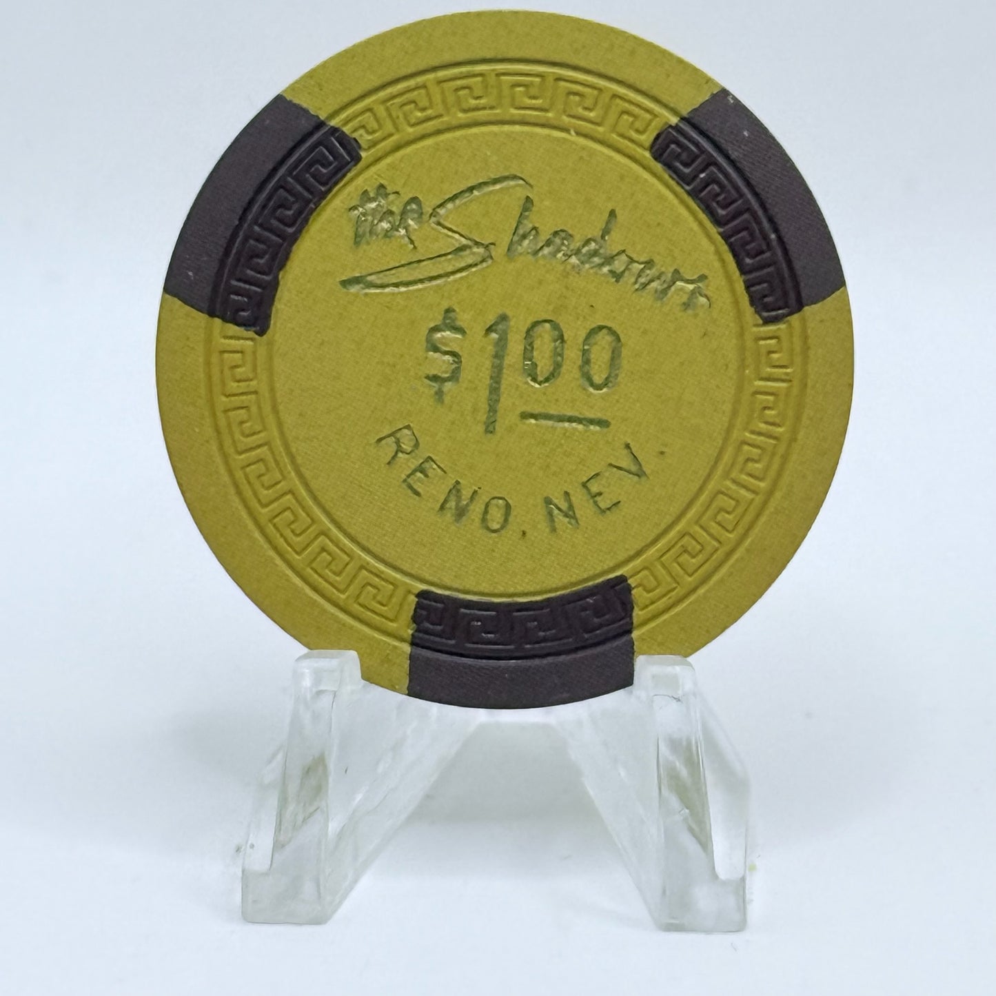 The Shadows Reno Nevada 1940s $1 Casino Chip N5525