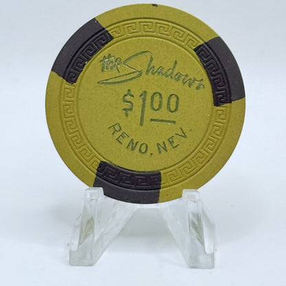 The Shadows Reno Nevada 1940s $1 Casino Chip N5525