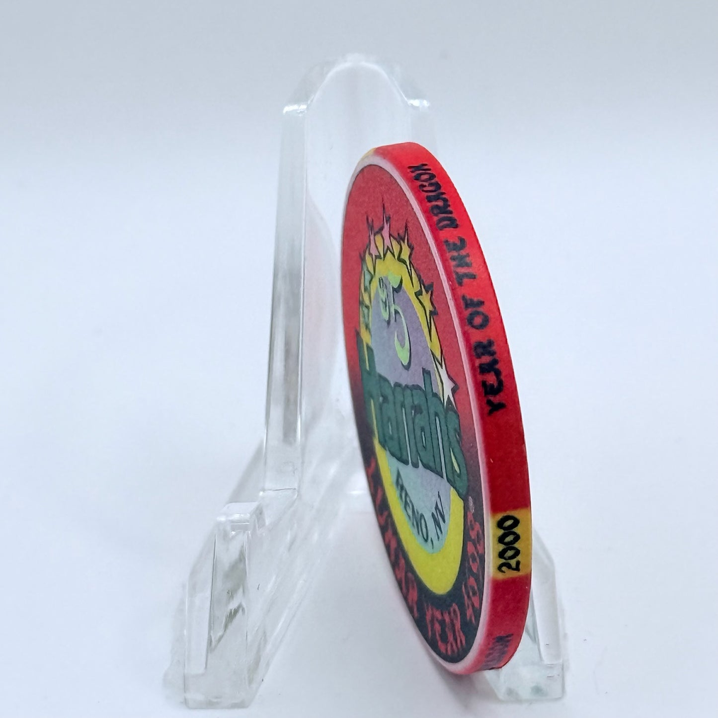 Harrah's Reno Nevada 2000 'Year Of The Dragon' LE $5 Casino Chip V4497