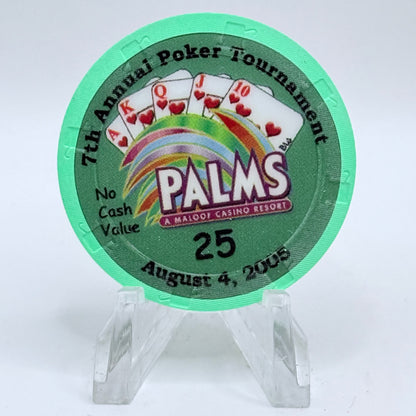 Palms Casino Resort Las Vegas Nevada 2005 '7th Annual CCGTCC' Series 15 $25 NCV Casino Chip E4775
