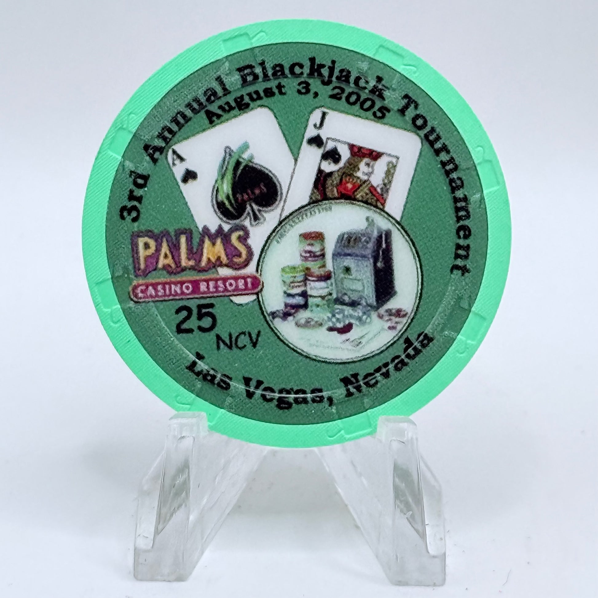 Palms Casino Resort Las Vegas Nevada 2005 '7th Annual CCGTCC' Series 15 $25 NCV Casino Chip E4775